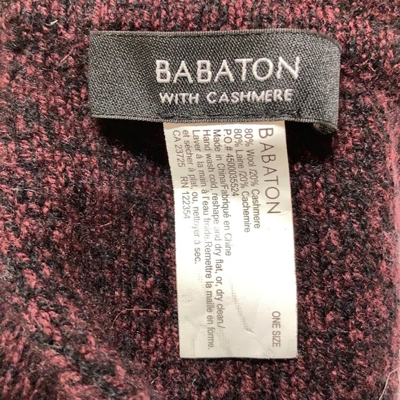 Babaton Wool and Cashmere Infinity Scarf - Picture 2 of 2